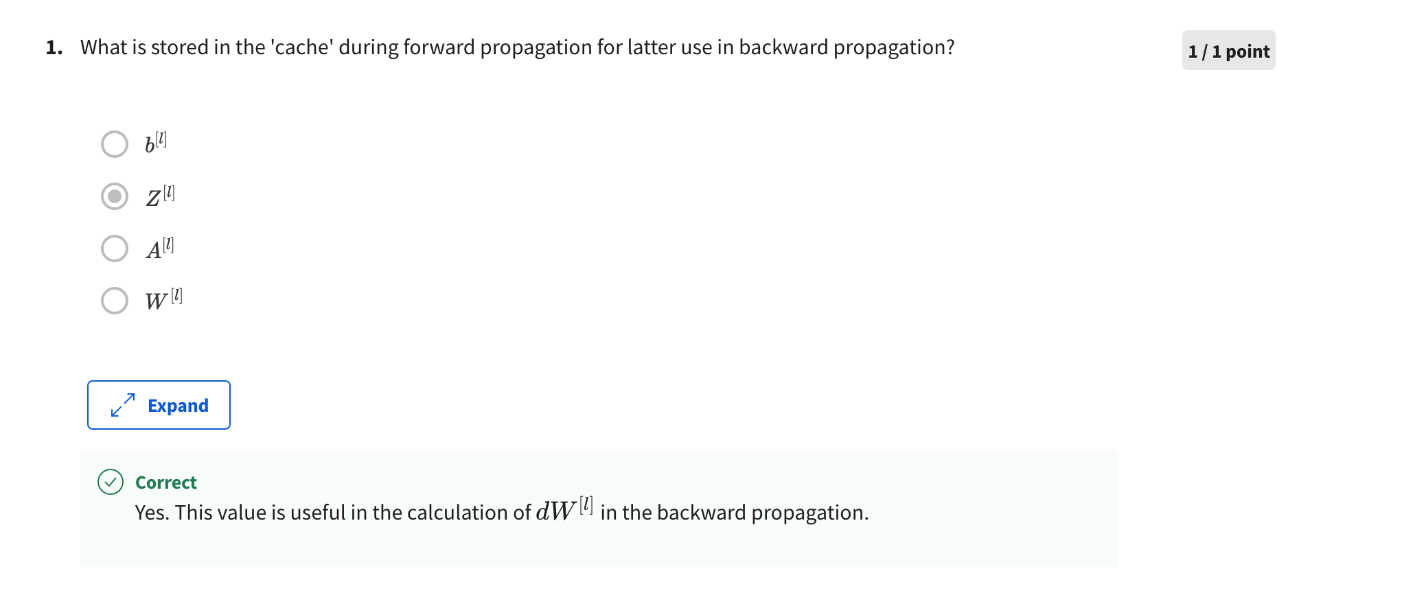 Question 1